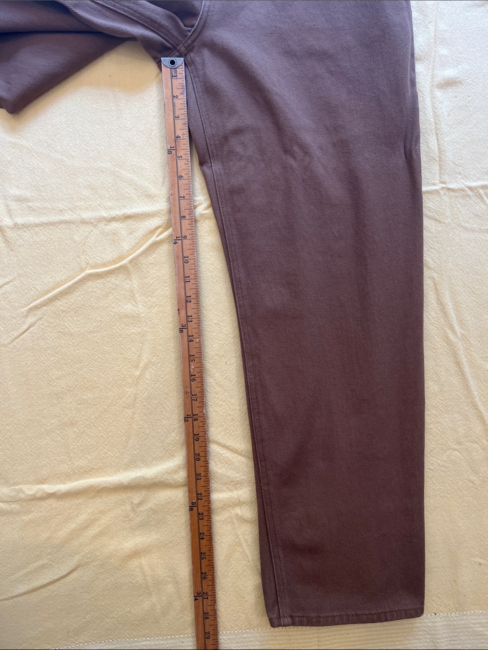 Empyre Brown Skater Pants with Red Logo Tag - Picture 4 of 8
